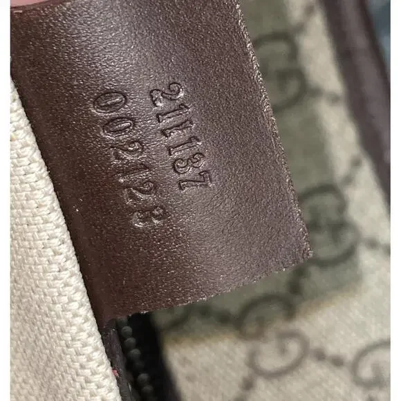 Gucci Plus Tote Gg Coated Canvas With #237855G10B - Picture 7 of 7